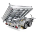 Remolque volquete de tres vías HTK 2700.27 HUMBAUR - dos ejes, 2700kgs
