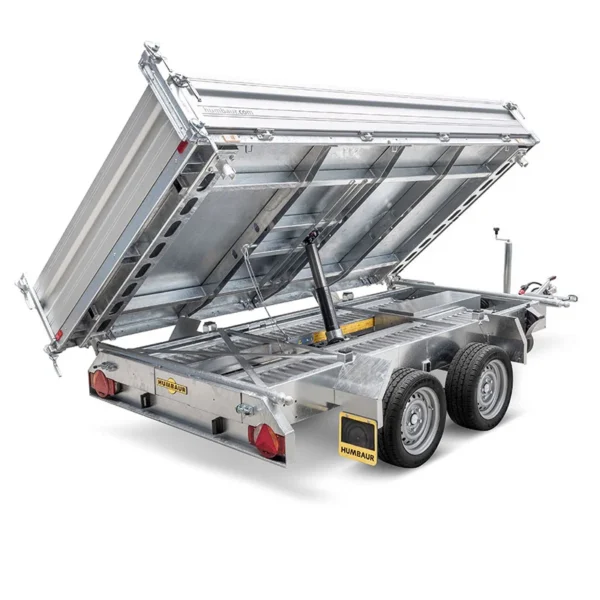 Remolque volquete de tres vías HTK 2700.27 HUMBAUR - dos ejes, 2700kgs