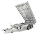 Remolque volquete de tres vías HTK 2700.27 HUMBAUR - dos ejes, 2700kgs