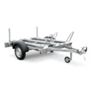 Motorradanhänger für 3 Motorräder, Einachser, 750kg
