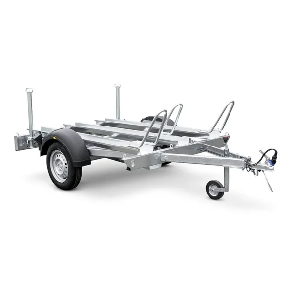 Motorradanhänger für 3 Motorräder, Einachser, 750kg – Bild 3