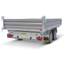 Remolque volquete de tres vías HTK 2700.27 HUMBAUR - dos ejes, 2700kgs