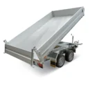 Remolque volquete de tres vías HTK 2700.27 HUMBAUR - dos ejes, 2700kgs
