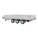 Plataforma abatible sobre remolque 406 x 204 cm - PTAC 3500 kg - Saris