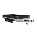 Plataforma abatible sobre remolque 406 x 204 cm - PTAC 3500 kg - Saris