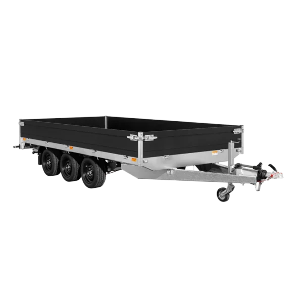 Plataforma abatible sobre remolque 406 x 204 cm - PTAC 3500 kg - Saris - Imagen 4