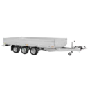 Plataforma abatible sobre remolque 406 x 204 cm - PTAC 3500 kg - Saris
