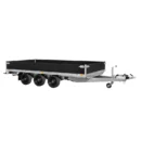Plataforma abatible sobre remolque 406 x 204 cm - PTAC 3500 kg - Saris