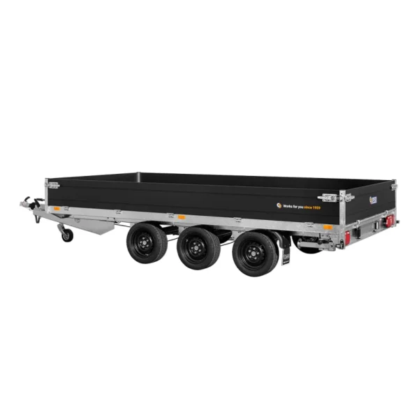 Plataforma abatible sobre remolque 406 x 204 cm - PTAC 3500 kg - Saris - Imagen 6