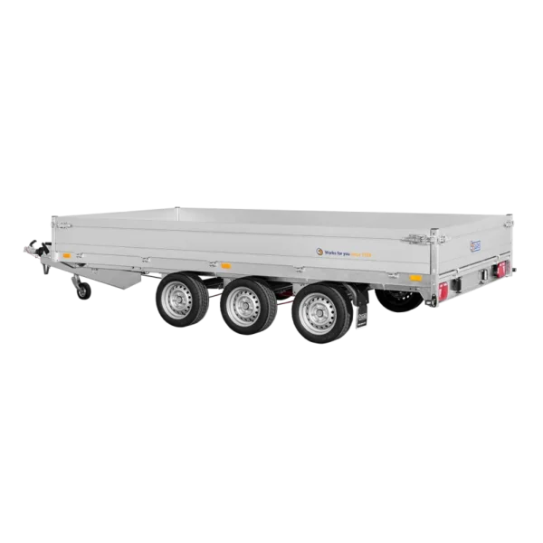 Plataforma abatible sobre remolque 406 x 204 cm - PTAC 3500 kg - Saris