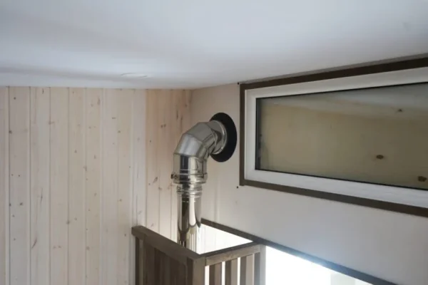 Tiny House Loft casa móvil 25m2 autónomo (estufa de pellets + techo solar) - Imagen 10