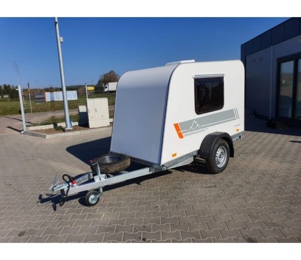 Einachsiger Campinganhänger MINI CAMPER Wohnwagen 245x120x140cm mit zGM 750kg – Bild 12