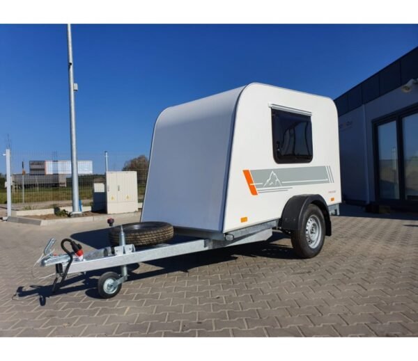 Einachsiger Campinganhänger MINI CAMPER Wohnwagen 245x120x140cm mit zGM 750kg – Bild 14